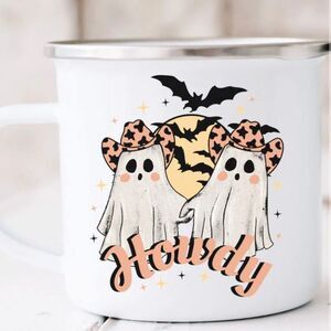 Cowboy ghost campfire mug